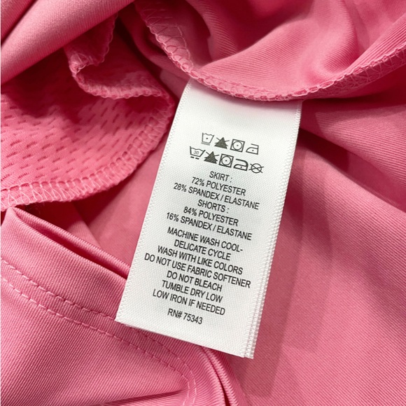 NWT Tommy Bahama Golf Skort Pink Size Small S Built-In Shorts Stretch Skirt - Picture 11 of 11